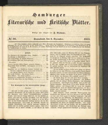 No. 96. 1. Dezember 1855