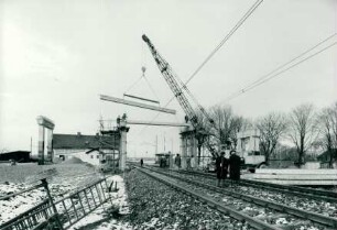 Wegüberführung auf der Bahnstrecke München-Augsburg, 1960