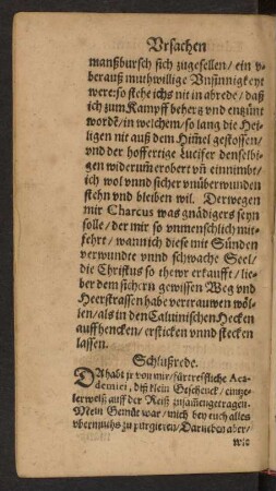 Schlußrede.