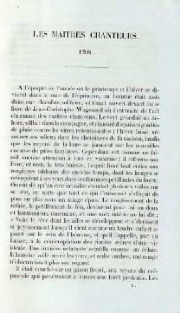 Les maîtres chanteurs. 1208.