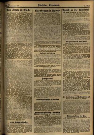 Zweite Ausgabe vom Montag, den 21. Dezember 1936.