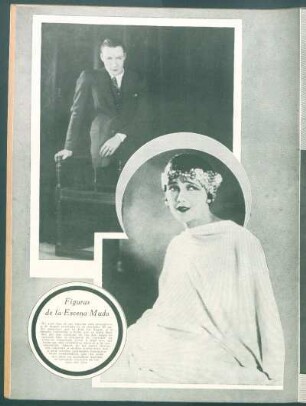 Figuras de la escena muda