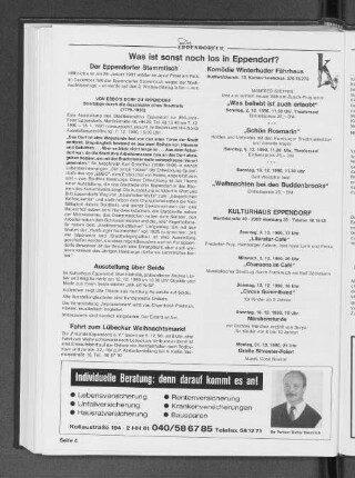 Was ist sonst noch los in Eppendorf?