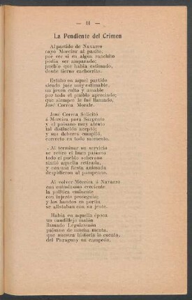 La pendiente del crimen