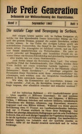 Band 2, September 1907, Heft 3