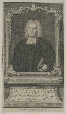 Bildnis des Joh. George Abicht