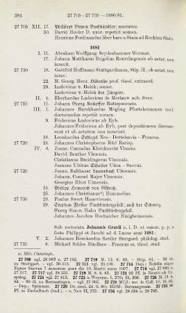 384-390, Matrikel 27708-27899 (1681-1682)