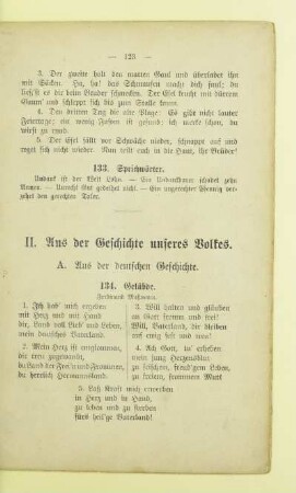 II. Aus der Geschichte unseres Volkes
