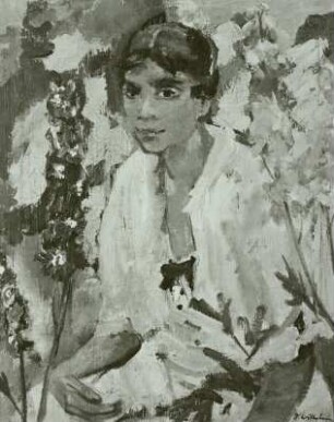 Marion zwischen Rittersporn