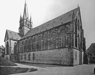 Haina (Hessen), ehem. Zisterzienserkloster, Klosterkirche, von Südwesten