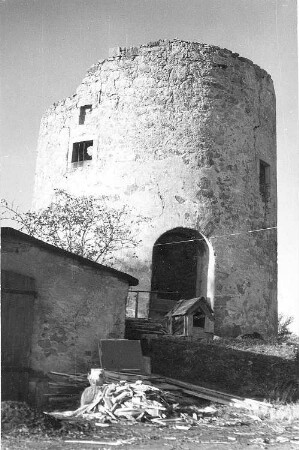 Königshain. Ruine der Holländermühle