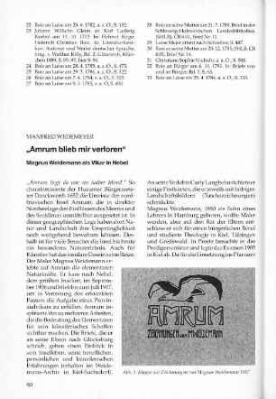 "Amrum blieb mir verloren" : Magnus Weidemann als Vikar in Nebel