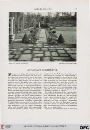 Naturnahe Architektur