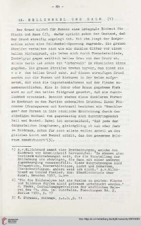 IX. Helldunkel und Raum