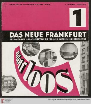 Heft 1 (Januar 1931)