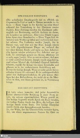 Der Heilige Dionysius