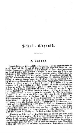 Schul-Chronik