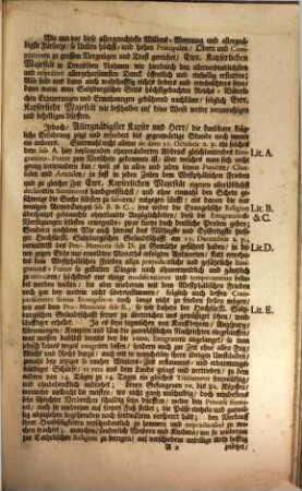 Inhaesiv-Vorstellungs-Schreiben an Ihro Römische Kayserliche Majestät etc. etc. vom Corpore Evangelicorum unterm 26. Januarii 1732 allerunterthänigst abgelassen, ... das Saltzburgische Emigrations-Wesen ... betreffend