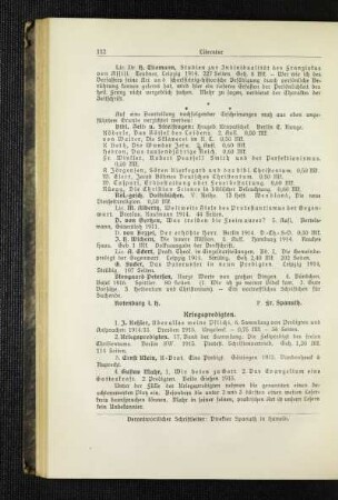 Kriegspredigten