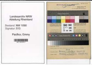 Entnazifizierung Emmy Pacifico , geb. 05.04.1914 ()