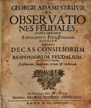 Observationes feudales