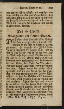 1345-1353, Evangelium am Sonnt. Exaudi