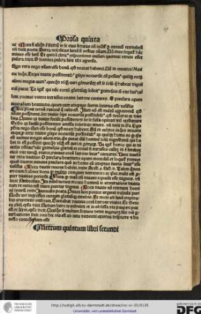 Metrum quintum libri secundi.