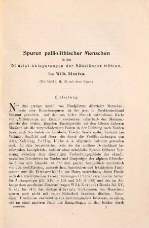 Beiträge zur Anthropologie Braunschweigs : Festschrift zur 29. Versammlung der Deutschen Anthropologischen Gesellschaft zu Braunschweig im August 1898