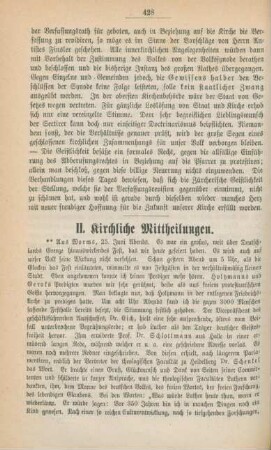 428-437 Kirchliche Mittheilungen