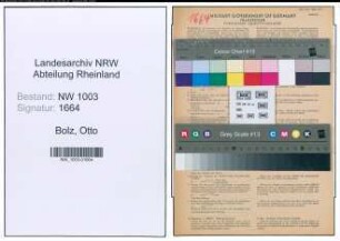 Entnazifizierung Otto Bolz , geb. 16.10.1897 (Vollzugsbeamter)