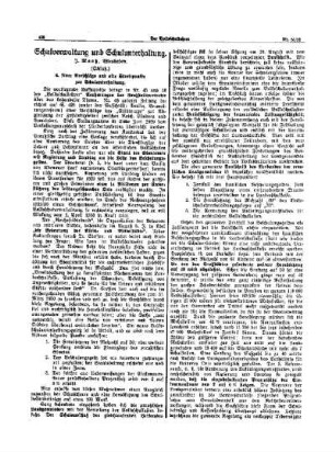 Schulverwaltung und Schulunterhaltung : (Schluß)