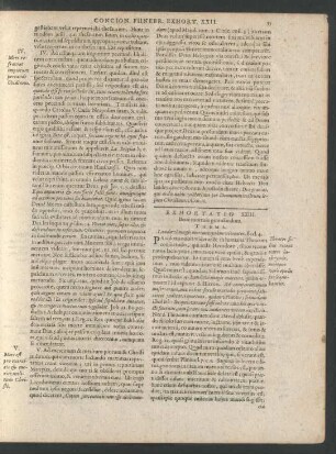 Exhortatio XXIII.