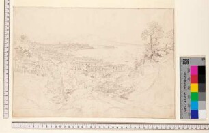 Neapel, Blick auf Stadt und Vesuv