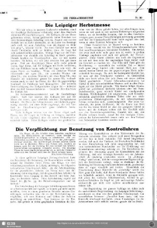 Die Leipziger Herbstmesse