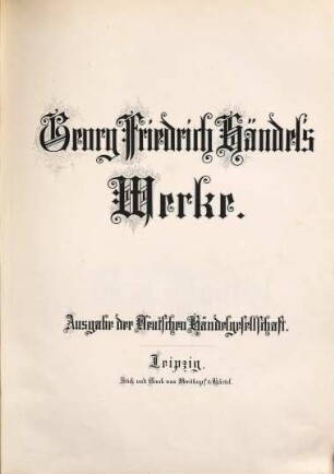 Georg Friedrich Händel's Werke, Band 75. Siroe : opera