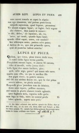 Lupus Et Picus.