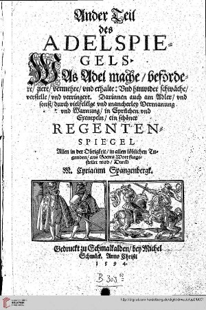 Ander Teil des Adelspiegels