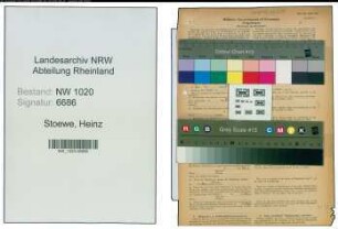 Entnazifizierung Heinz Stoewe , geb. 17.09.1911 (Lehrer)