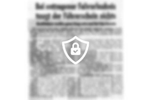 Bei entzogener Fahrerlaubnis taugt der Führerschein nichts