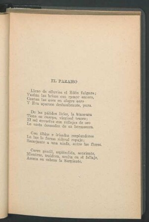 El paraíso