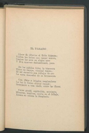 El paraíso
