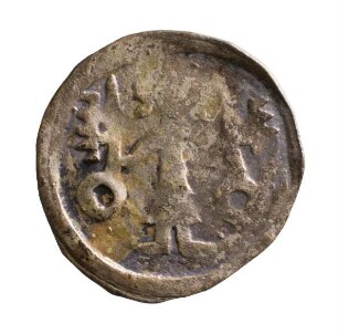 Münze, Pfennig, um 1365 (1323-1373)