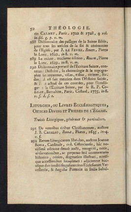 50-75, Liturgies, ou Livres Ecclésiastiques, Offices Divins et Prieres de l'Église - Conciles