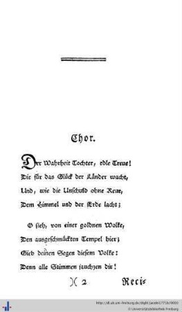 Cantate auf das Geburtsfest des Königs