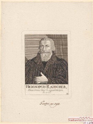 Hieronymus Rauscher, Diakon bei St. Lorenz