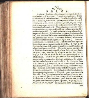 Th. VIII. Forma.