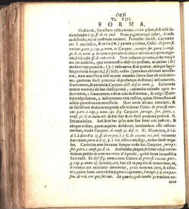 Th. VIII. Forma.