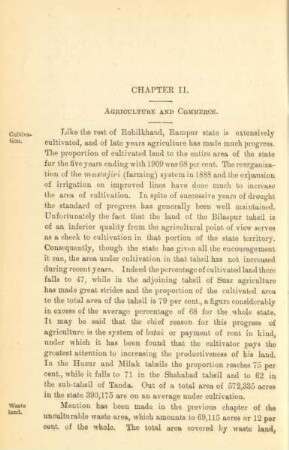 Chapter II. Agriculture and commerce