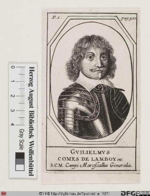 Bildnis Wilhelm von Lamboy (1634 Frhr., 1649 Reichsgraf)