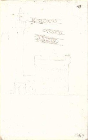 Neureuther, Gottfried von; Siena; Palazzo Communale - Studie